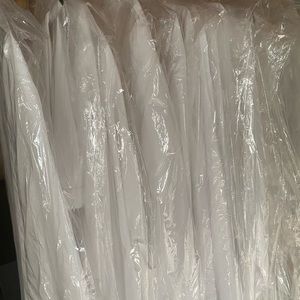 Justly used 6 formal wear men’s dress shirt. 100% Luxe Microfiber polyester.